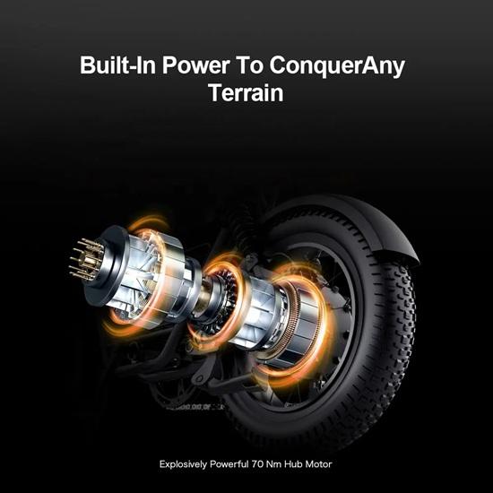 Электровелосипед COSWHEEL Y16 Черный-15AH-1000W