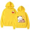 Bubu And Dudu Hoodie Women Aesthetic Graphic Funny Kawaii Bubble Tea Hoodies Unisex Anime Harajuku Vintage Pullovers Sweats