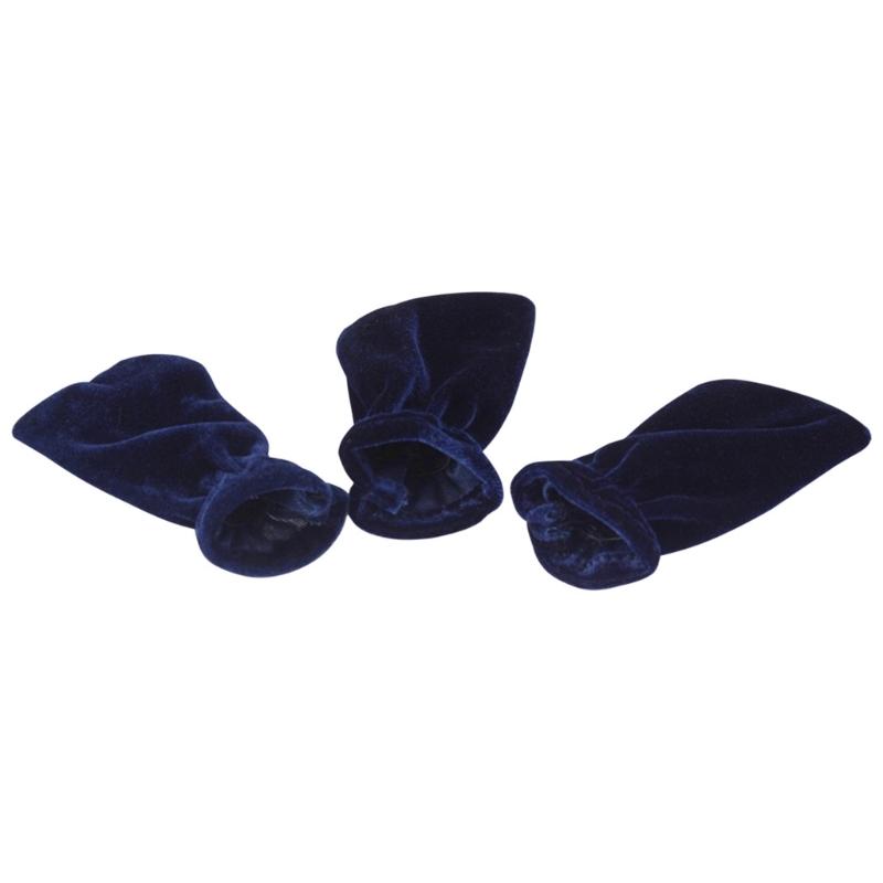 3 шт. Чехол для педали сустейна пианино Плюшевый чехол для защиты педали пианино Футляр Противоскользящие аксессуары для пианино Пылезащитные чехлы для педалей