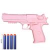 Children Toy Guns Desert Eagle Pistol Manual Handgun Toy Foam Dart Blaster Shooting Model Launcher For Boys Girls Outdoor Games