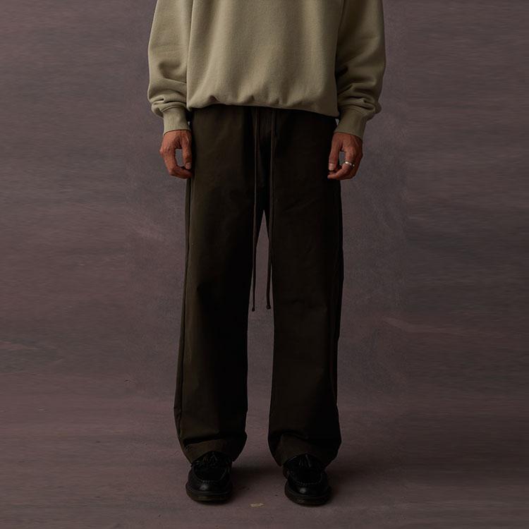 Fear of God Essentials Свободные брюки черные мужские 130BT222080F