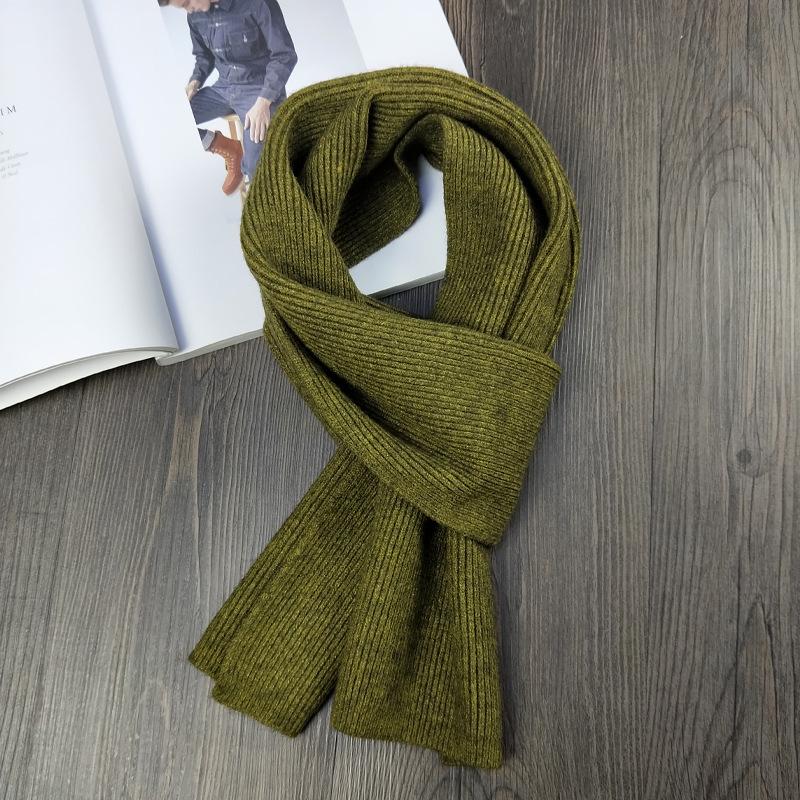New Solid Color Scarf For Women In Spring And Autumn Versatile Ribbon Wrist Strap Headband Fashionable Decoration Student Neck Protection Small Scarf