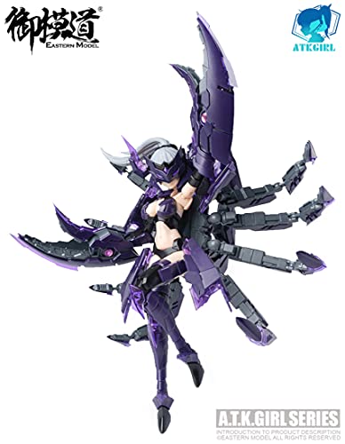Doyusha Eastern Model ATK Girl SERQET 1/12 Scale Pre-Colored Plastic Model Kit, Approximately 14cm Tall