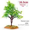 Aquarium Rockery Ornament: Bonsai Micro Landscape with Water-Absorbing Stones & Simulated Plants.