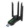 AX900 Двухдиапазонный WiFi6 USB-адаптер 4 Антенны 2.4G/5ГГц 900 Мбит/с WiFi-донгл Без драйверов USB-интерфейс Беспроводная сетевая карта