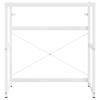 Bathroom Vanity Unit with Basin White Iron