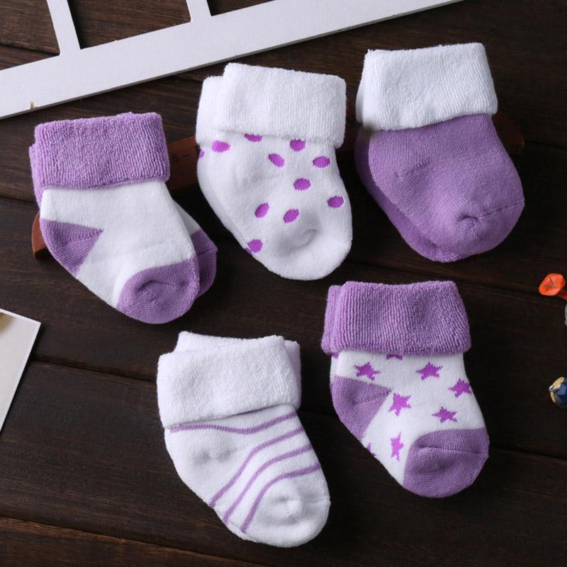 Newborn Boy Girl Socks Kiddiezoom Baby Accessories Cotton Unisex