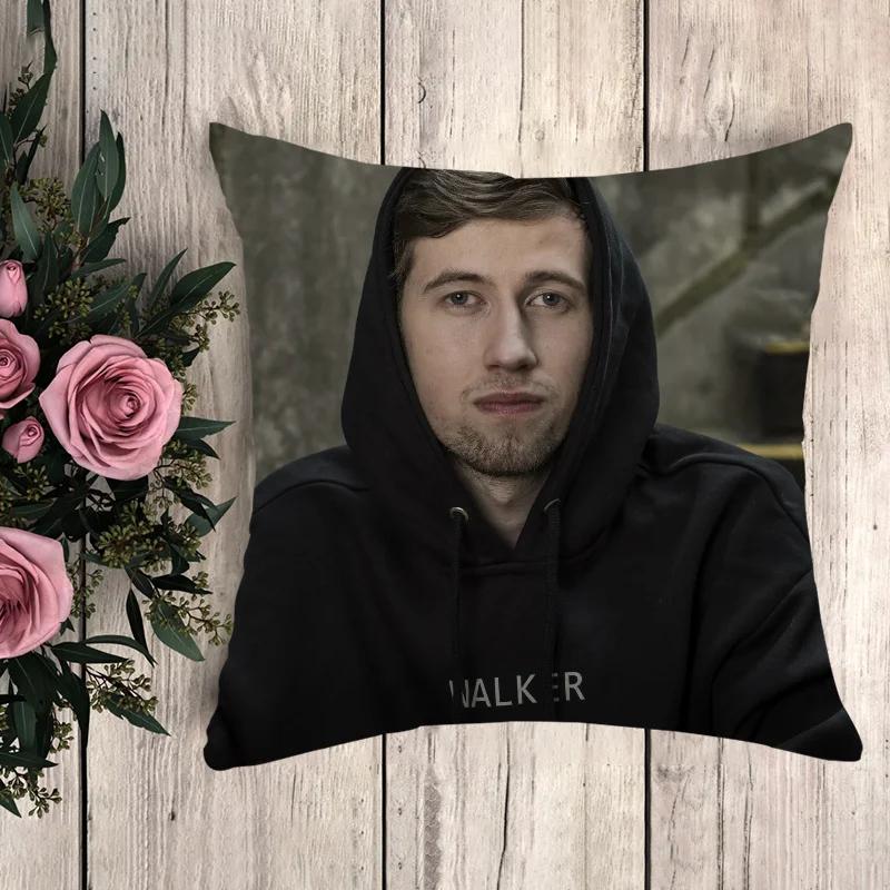 Наволочка Alan Walker Чехол для подушки Роскошная Аниме Подушка Подушки Домашний декор Декоративные подушки 50x50 Диван
