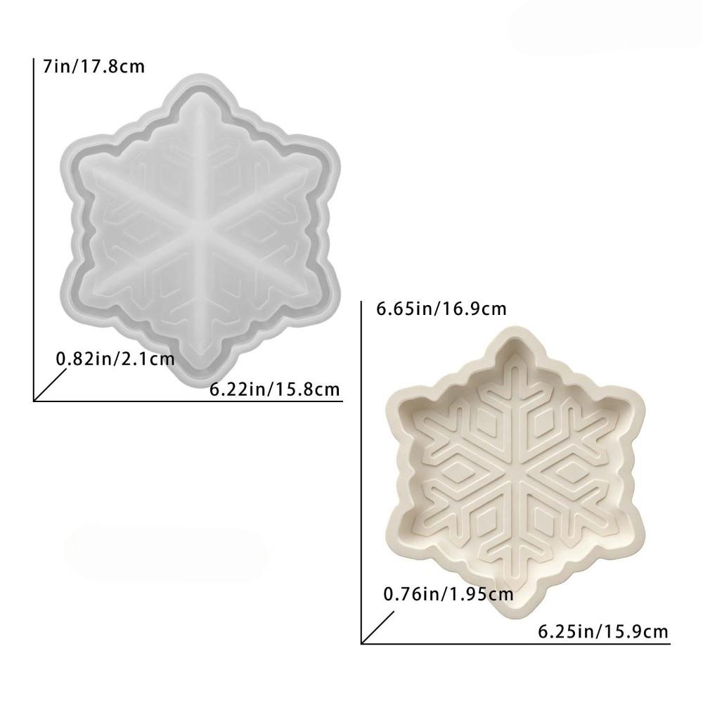 Silicone Christmas Tray Mold DIY Epoxy Resin Plaster Wax Mold Beginner Friendly