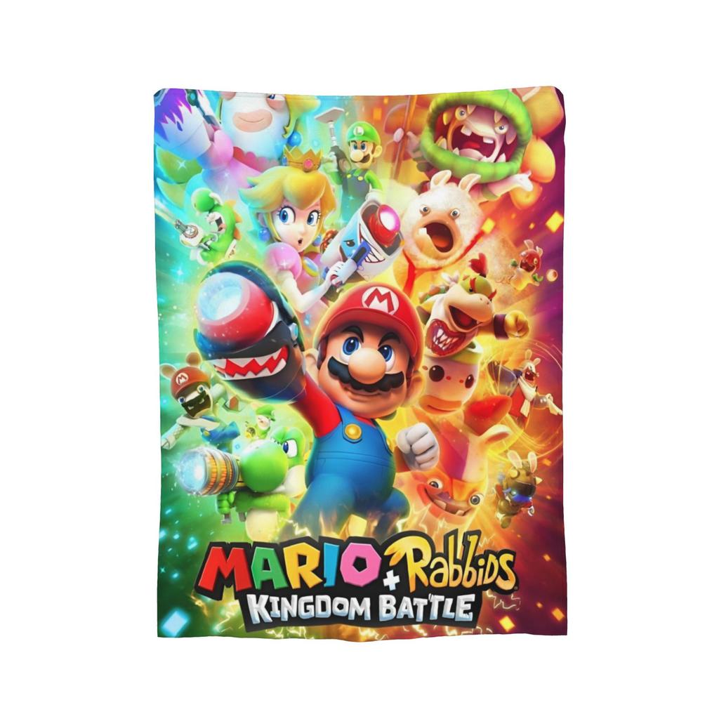 Cute Boo Marios Blanket Cover Flannel Throw Blankets Bed Sofa Decoration Soft Warm Bedspreads,