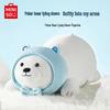 MINISO Лежащая белая плюшевая подушка-медведь