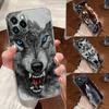 Волк Лев Тигр Животное Прозрачный Чехол Для Apple iPhone 17 16 15 14 13 12 11 Pro Max 16 Plus 16E 17Air 17Pro Чехол Для Телефона Funda