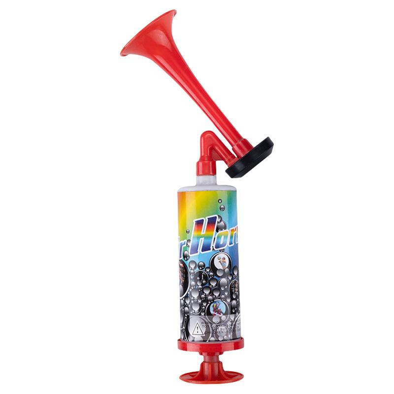 Air Pressure Trumpets Soccer Air Cheering Horn Handheld Loud Voice Reusable Mini Handpush Pump Air Horn for Football Sport