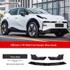 Обвес Zeekr X-MC 23: Передние и задние сплиттеры, спойлеры, боковые юбки и элементы обвеса бамперов.