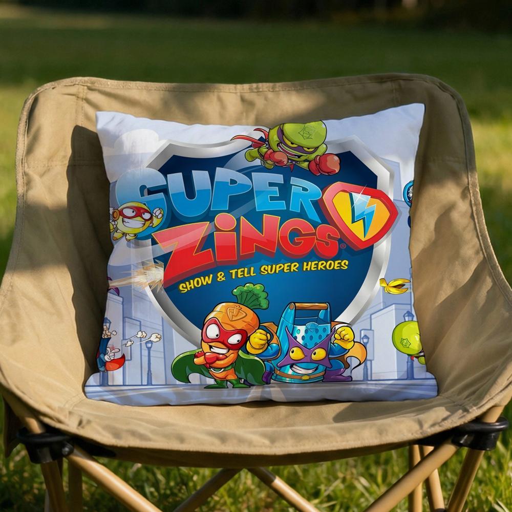 SSuperzings Cartoon Cushion Cover Soft Reversible Durable Pillow Cover MultiScene Use for Home Car Daily Comfort