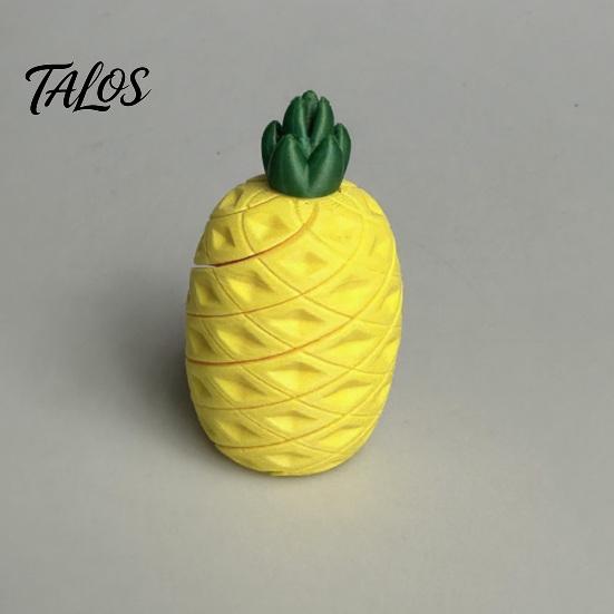 Talos 3D-печатные овощи и фрукты, игрушка-антистресс, гибкая растягивающаяся пиксельная фруктовая фиджет-игрушка для снятия тревоги, портативное настольное украшение, стресс
