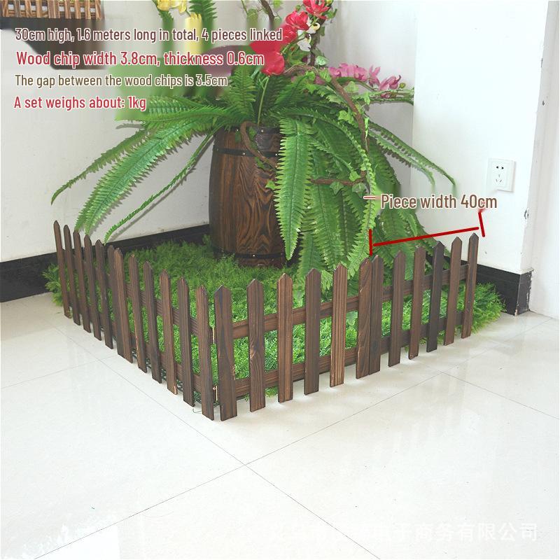 Деревянный штакетник Праздничное украшение для внутреннего и наружного использования