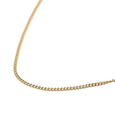 Цепочка для ожерелья Kihei 18K, 2 стороны, тонкая, ширина 50 см, K18, 18K, 1,2 мм