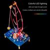 Magnetic Electromagnetic Swing Science Kit DIYer Swaying Pendulum with LED Light Electronic Oscillator Soldering Project