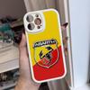 Чехол для телефона ABARTH Италия для iPhone 16 15 14 12 13 Pro Max 11 Mini Xs Puls Силиконовый чехол из кожи ягненка