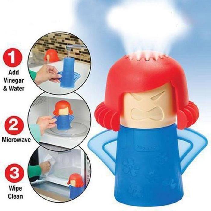 Nettoyeur à Vapeur pour Micro-ondes Mignonne Maman Mère en Colère Petit Outil de Cuisine Utile