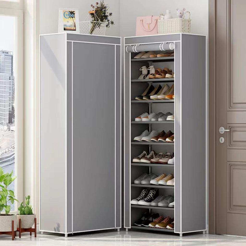Dustproof Shoe Shelf Bedroom Multilayer Nonwoven Shoes Storage Cabinet Home Hallway Space-saving Cabinets Shoe Storage Rack