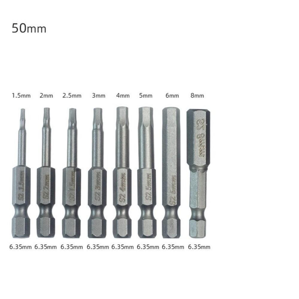 8PCS 1.5mm-8mm Screwdriver Set Practical Allen Wrench Screwdriver Socket Bit  Hand Tool