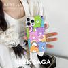 Cartoon Care Bears Phone Case For IPhone 16 15 14 13 12 11 Pro Max Mini X Xs XR Transparent Case