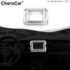 7' Interior GPS Navigation Frame Trim Cover for Jeep Wrangler JL JT 2018+ Silver