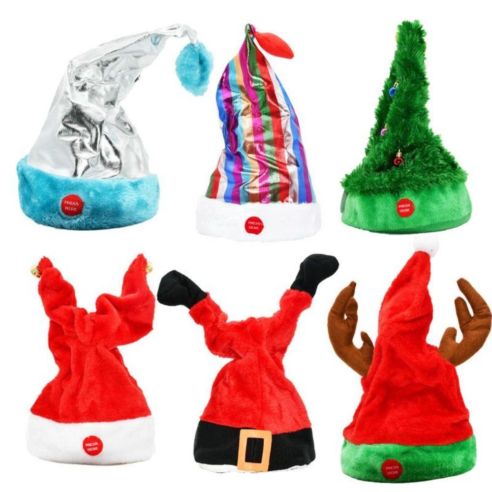 Music Playing Christmas Musical Toy Swing Automatically Kids Christmas Gift Christmas Party Decor