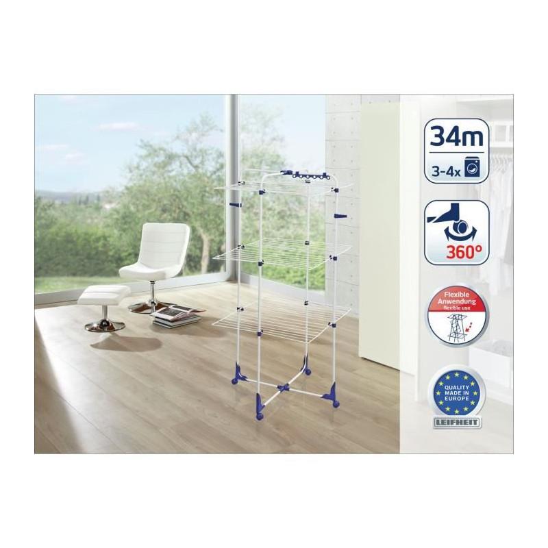 Leifheit Classic Tower 340 drying rack 34m drying length White