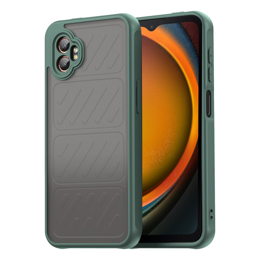 Для Samsung Galaxy XCover7 Pro Чехол Ударопрочный Подушки безопасности Матовый Полупрозрачный ПК+ТПУ Чехол на заднюю панель телефона