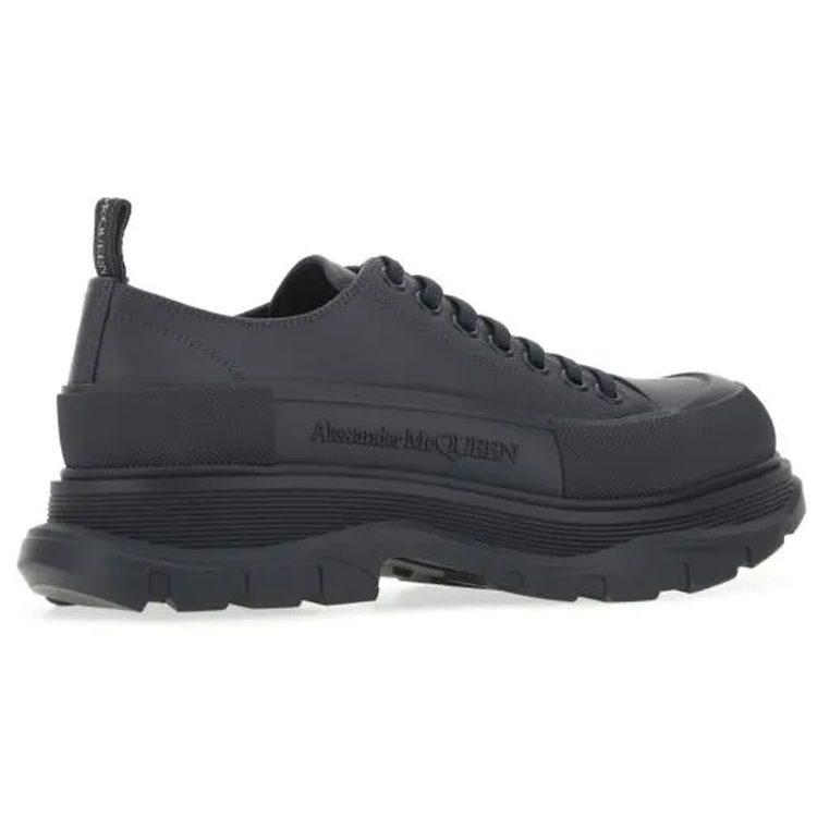 Alexander McQueen Tread Slick Low Top Sneakers 'Dark Brown Black' 705662WHZ621185