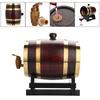 1.5L Vintage Wood Oak Timber Wine Barrel for Whiskey Rum Port Barrel for Wine Oak Timber Wine Barrel Vintage Wood Oak Oak Barrel