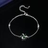 Elegant Inlaid Rhinestone Bracelets Clover Charm Bracelet for Women Fashion Jewelry Accessories Party Gifts