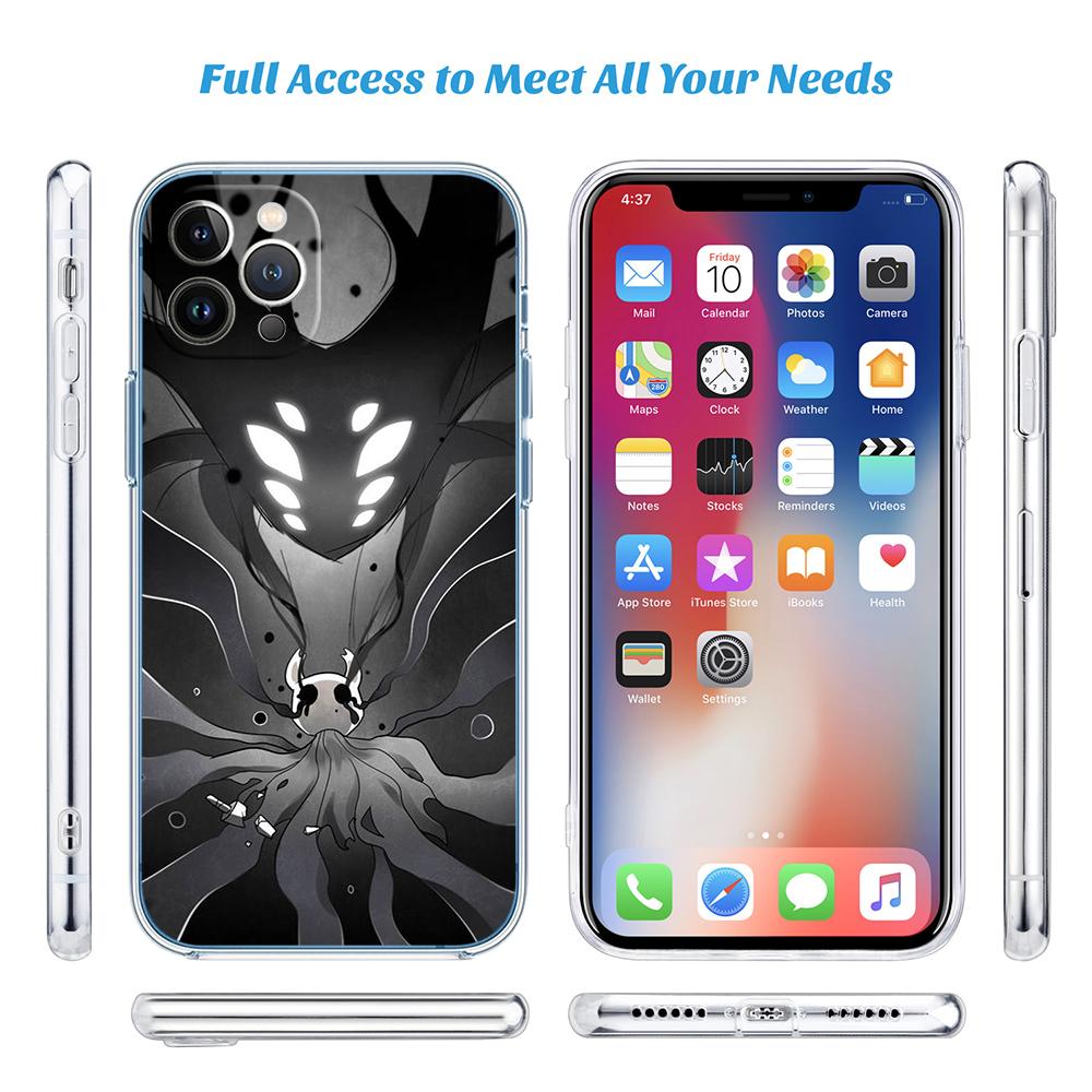 Hollow K-Knigh B-Black Phone Case for Motorola Moto G10 G20 G30 G31 G32 G34 G35 G41 G42 G50 51 G52 G55 G60 G60S G62 G71 G72 G75