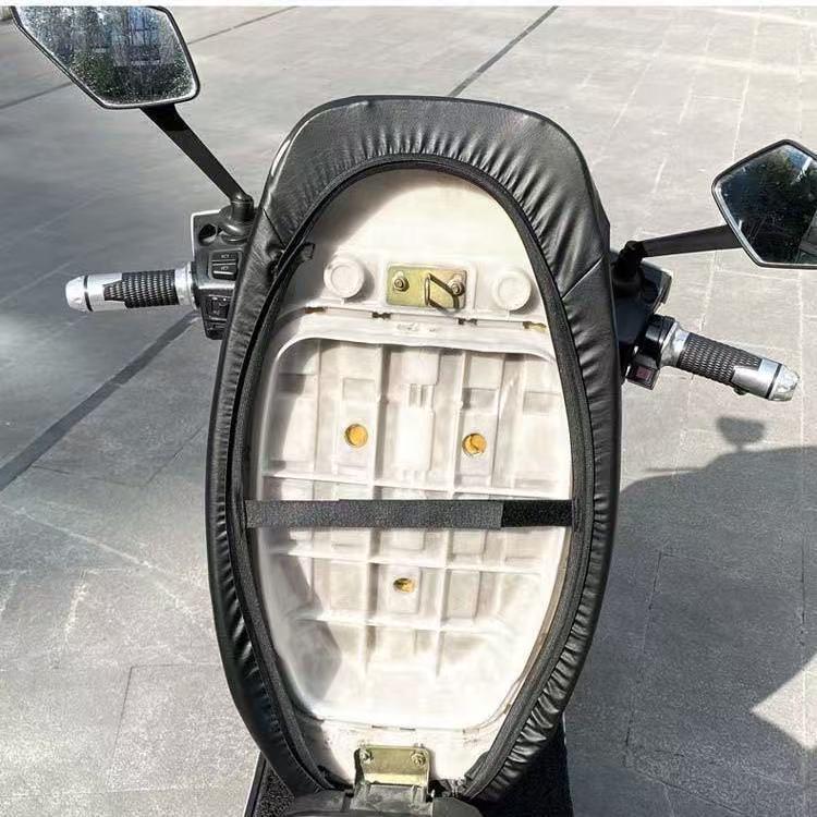 Водонепроницаемая кожаная накидка на сиденье для электромобилей, велосипедов, скутеров и мотоциклов