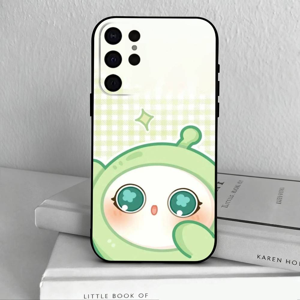 Милый Чехол Для Телефона E-Eggy P-Party Для Samsung S25,S24,S21,S22,S23,S30,Ultra,S20,Plus,Другие Мягкий Черный Чехол