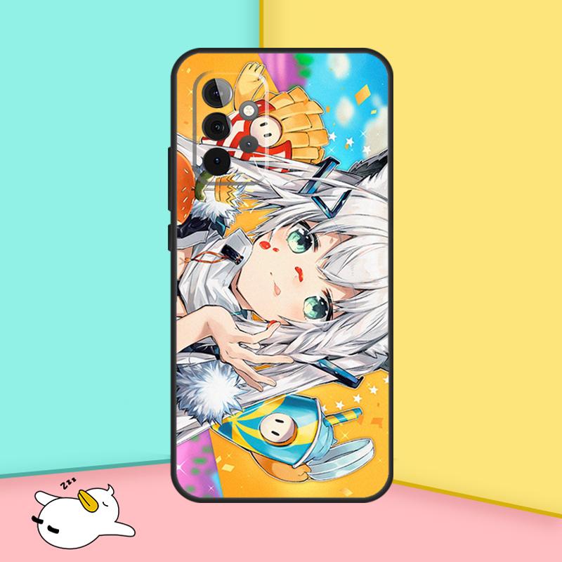 Чехол Hololive Shirakami Fubuki для Samsung Galaxy A15 A55 A35 A52 A32 A12 A16 A26 A36 A56 A53 A33 A13 A14 A34 A54 A17