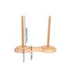 1PC Wooden High-quality Storage Winding Durable Single/Double Spool Rotatable Spinning Knitting Tools Roll Holder Dispenser