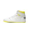 Мужские кроссовки Air 1 Retro High OG First Class Flight Белый Черный-Университет-Красный-Динамический-Желтый 555088-170