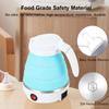 Electric Kettle Folding Electric Port Portable Travel Camping Kettle 600ML Electric Water Heater Portable Foldable Kettle Port