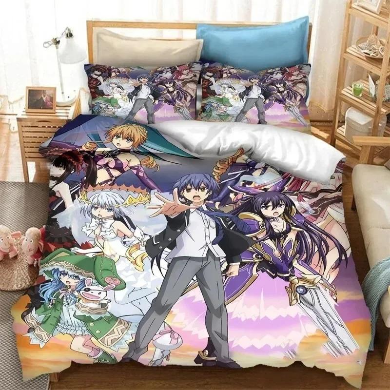 Anime Date A Live Bedding Set 3D Printed Suitable for Bedroom Duvet Cover Set With Pillowcases Kids Home Textile
