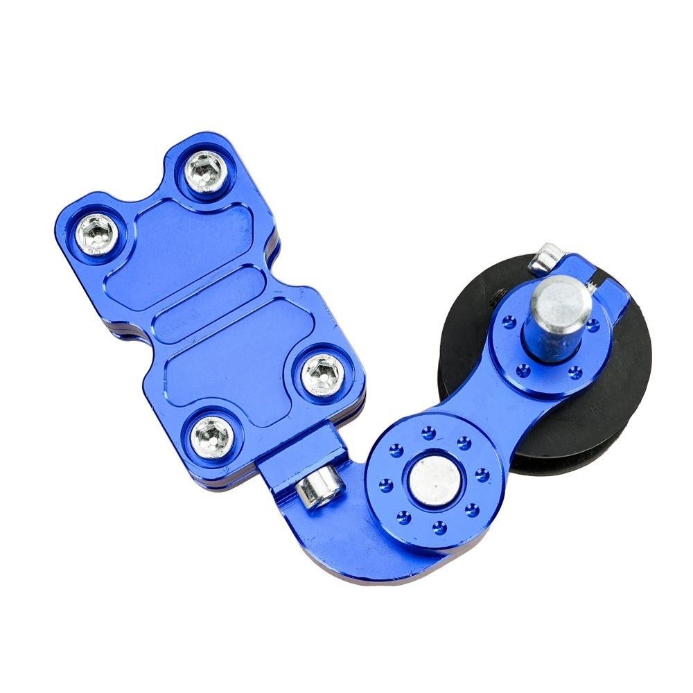 Aluminum Alloy Motorcycle Chain Adjuster Motorbike Roller Tightener Motorcycle Parts Modification