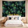 Island Resort Style (1) Custom Name Tapestry Wall Hanging Tapestry Wall Art Decor for Bedroom Living Room
