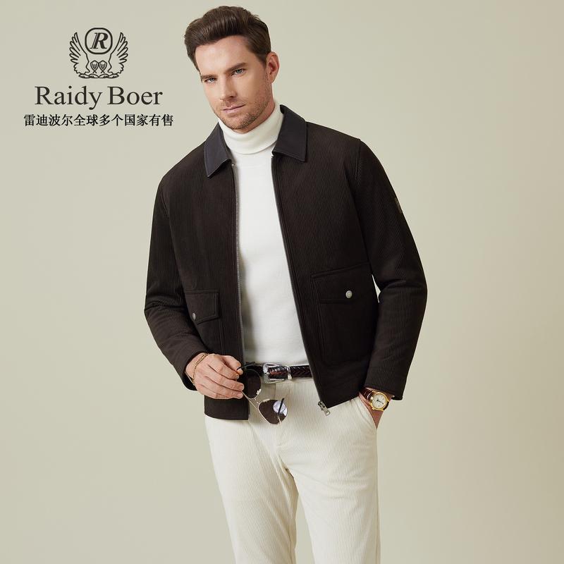 Corduroy Old Money Wind 2025 Autumn Men's Cotton Jacket and Coat