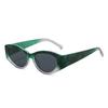 Retro Olive Green Cat Eye Sunglasses For Women & Men  Stylish Eyewear For Street Style Trendy Fashion And Uv Protection