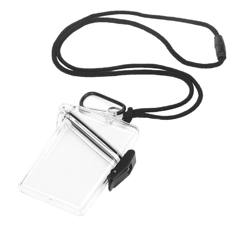 Открытый водонепроницаемый карманы ключ коробка для хранения денег держатель пластиковый корпус