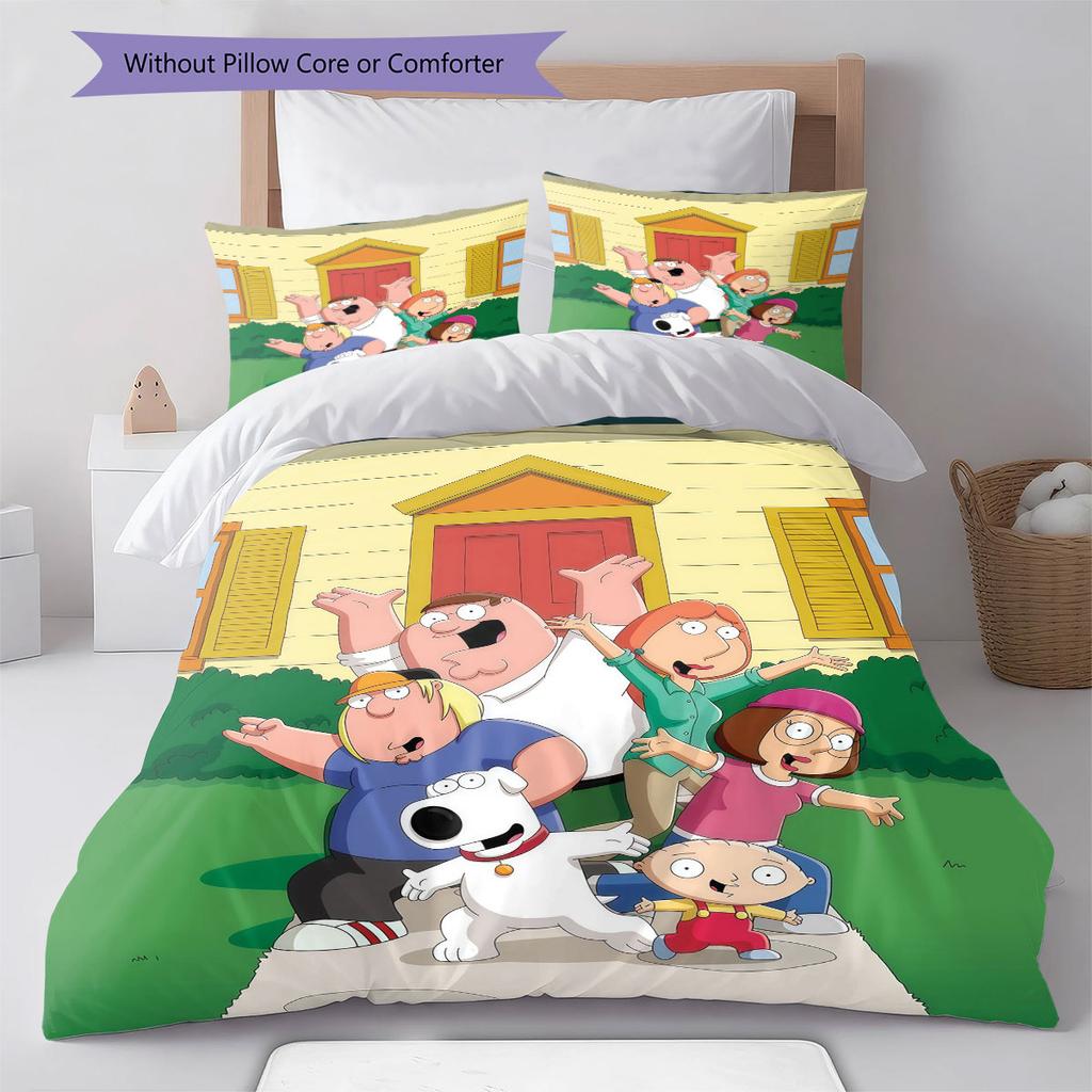 Griffin Pattern Bedding Home Decoration Birthday Gift ( 1 duvet cover + 2 pillowcase, without core),fan merchandise.