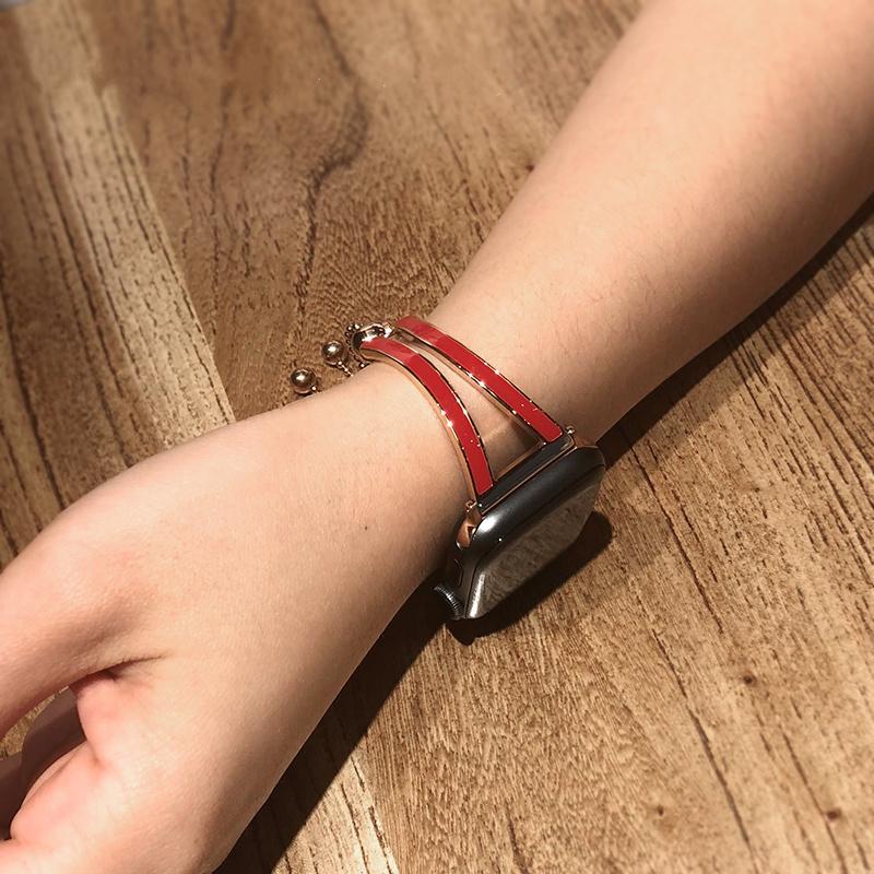 Women strap for Apple watch band 40mm 44mm 49mm 38mm 42mm 45 mm metal bracelet iWatch series 3 4 5 se 6 7 8 9 ultra 2 45mm 41mm
